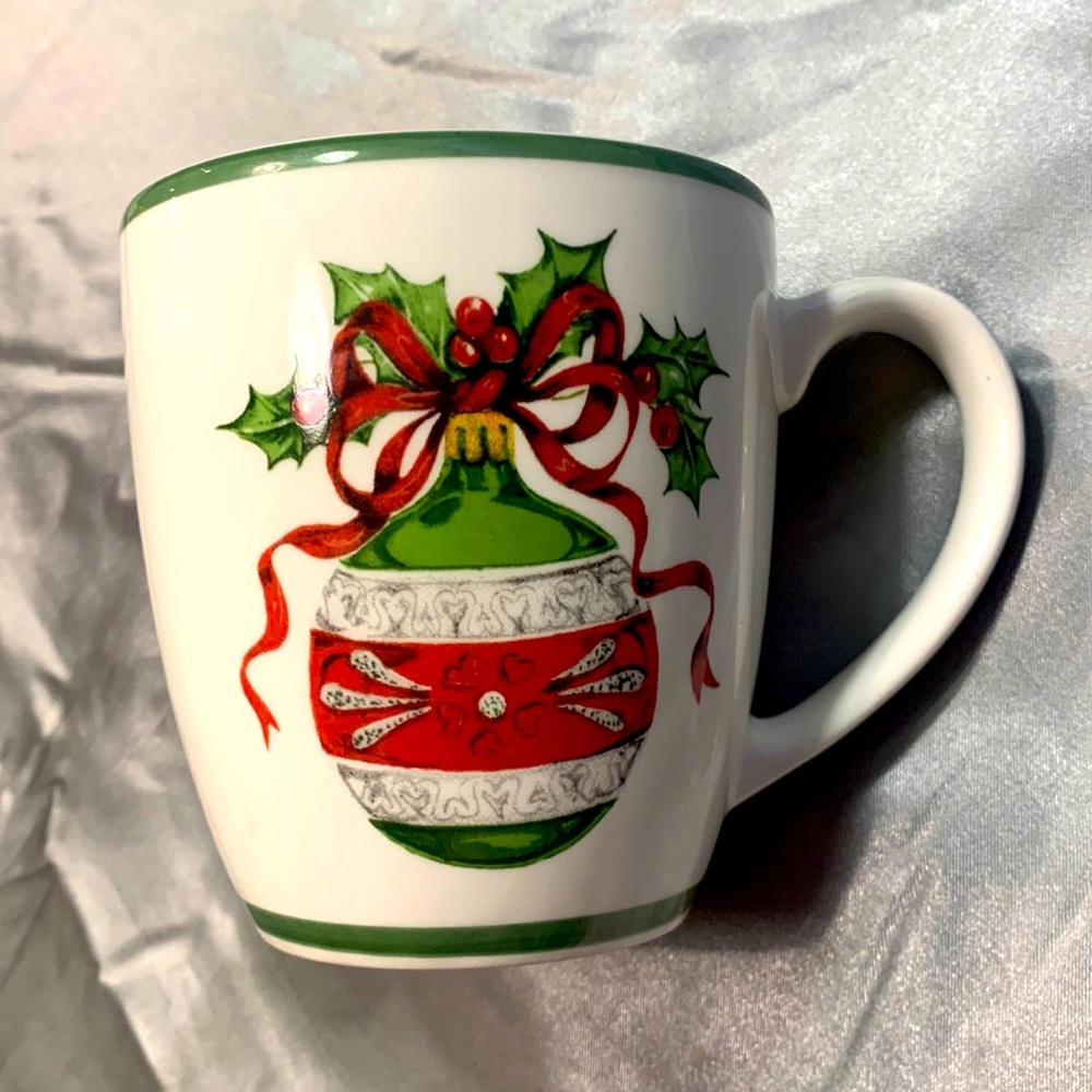 🌹 Vintages TRADITIONS • Holiday Celebrations CHRISTOPHER RADKO COFFEE Tea Mug